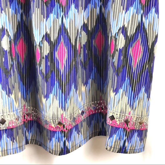 Cato Plus Size Printed Stud Dress - Picture 3 of 8